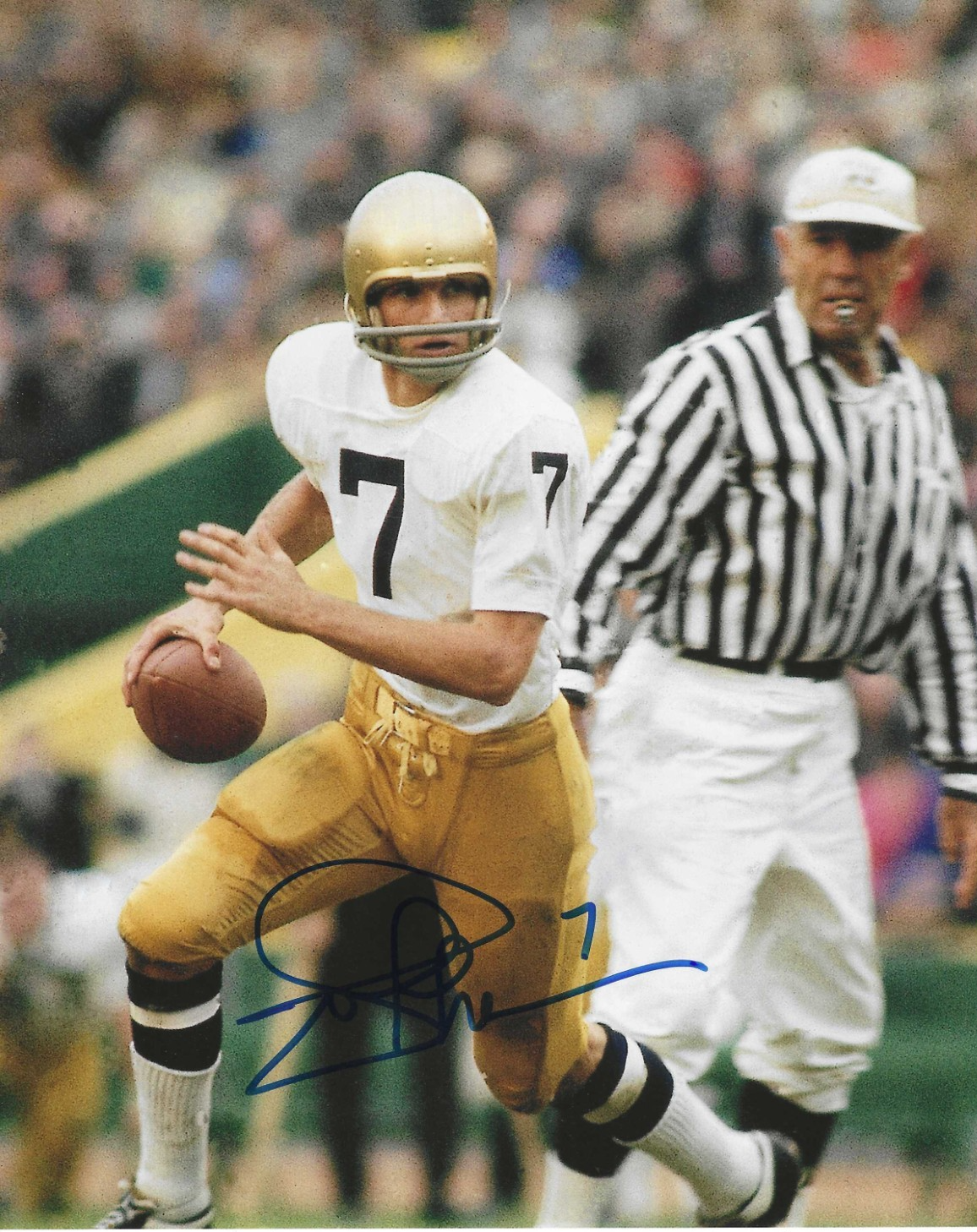 Joe Theismann Autographed Signed Notre Dame Fighting Irish 8x10 photo - w/COA 