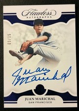 Juan Marichal Card 2019 Panini Flawless Autographs FA-JM  /15