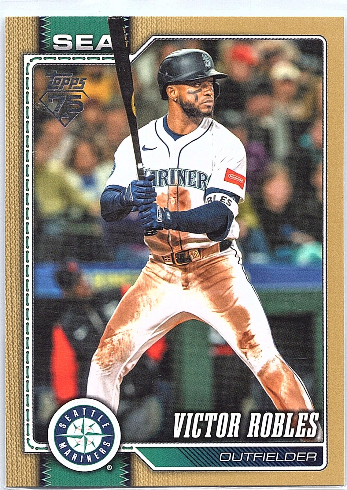 2026 Topps Series 1 Victor Robles #160 Gold Parallel /2026 Seattle Mariners