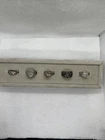 Vintage Lot Of 5 Sterling .925 Rings Various Styles And Sizes