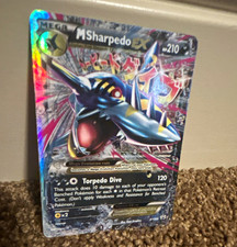 Pokemon TCG M Sharpedo EX XY200 Promo MEGA EX Holo English 2016 210HP on eBay
