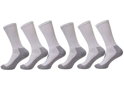 Fruit Of The Loom Men's Work Gear Heavy Duty Crew Socks 6-Pairs | eBay