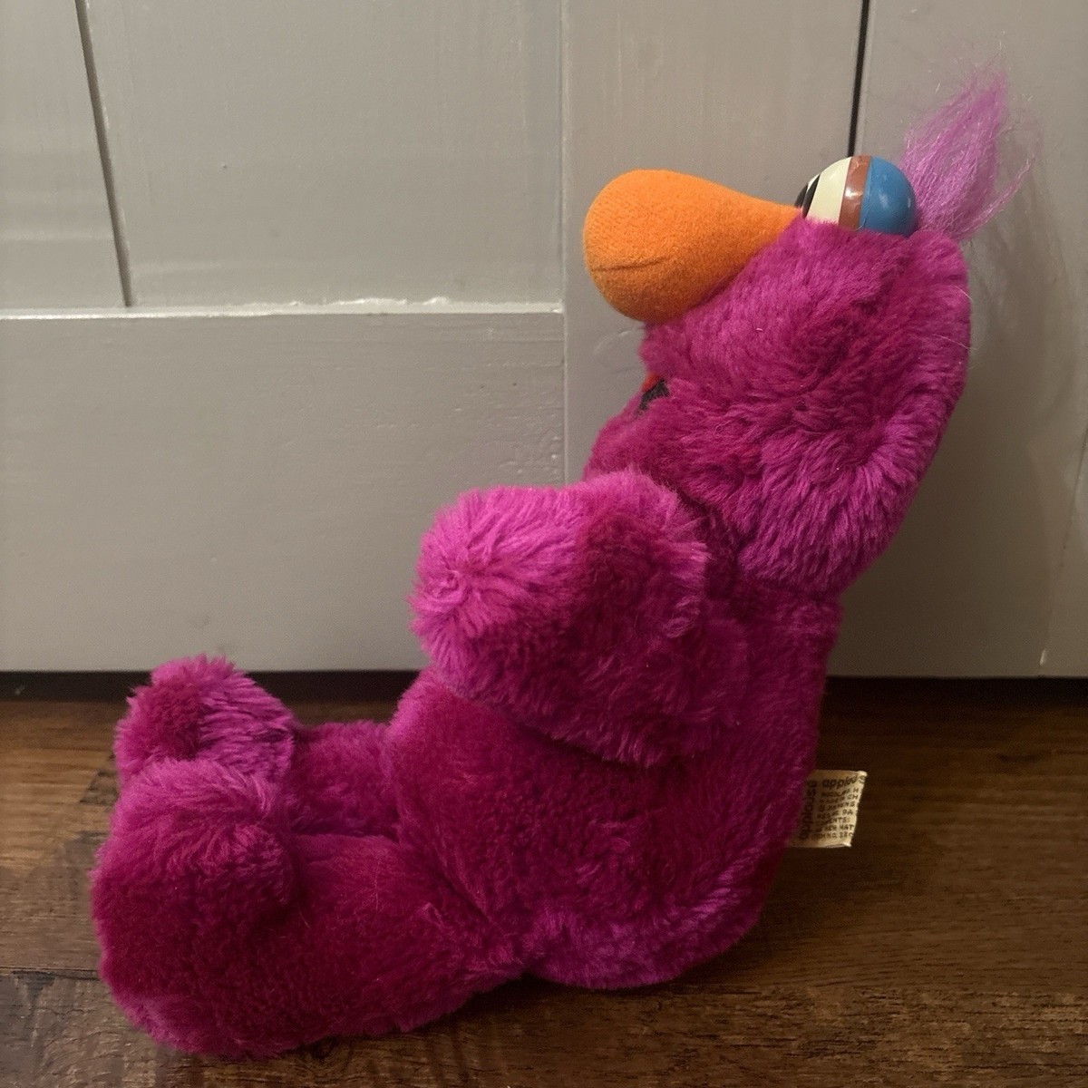 Vintage Applause Telly Monster Plush Stuffed Toy Sesame Street Jim