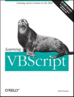 Learning VBScript Paperback Paul Lomax