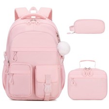 DIGOBAY 3PCS Girls Backpack for School, Kids Backpack for Girls with Lunch Ba...