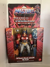 Masters of The Universe MOTU x Transformers Optimus Prime Armor He-Man