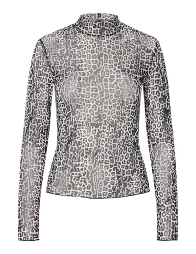 Pieces High Neck Top JRS Bc, Schwarz, Damenoberteil, Bluse-image