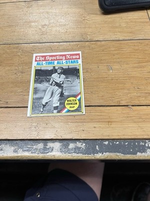 1976 Topps - The Sporting News AllTime All-Stars Walter Johnson #349