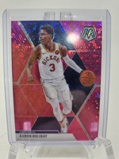 Aaron Holiday 2019-20 Fast Break PINK Disco MOSAIC #7 Houston Rockets 13/20