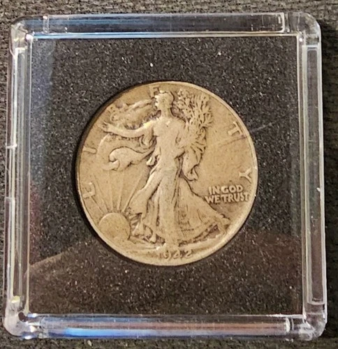 1942  Walking Liberty Half Dollar, Good, 90% Silver, Free Shipping