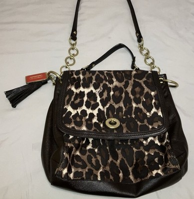 COACH LEOPARD/OCELOT SATCHEL BAG CROSSBODY PURS !Accepting Offers!