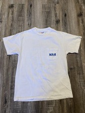 Vintage 90's NRA Great American Hunters Tour single stitch pocket tee Hanes M