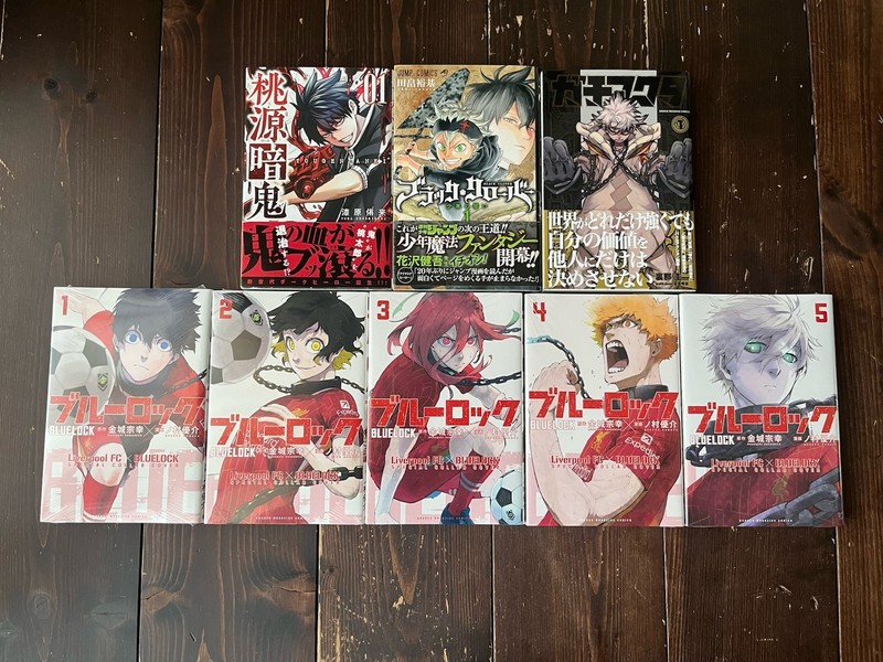 8 MANGA COMICS BLUE LOCK BLACK CLOVER GACHI AKUTA TOGEN ANKI
