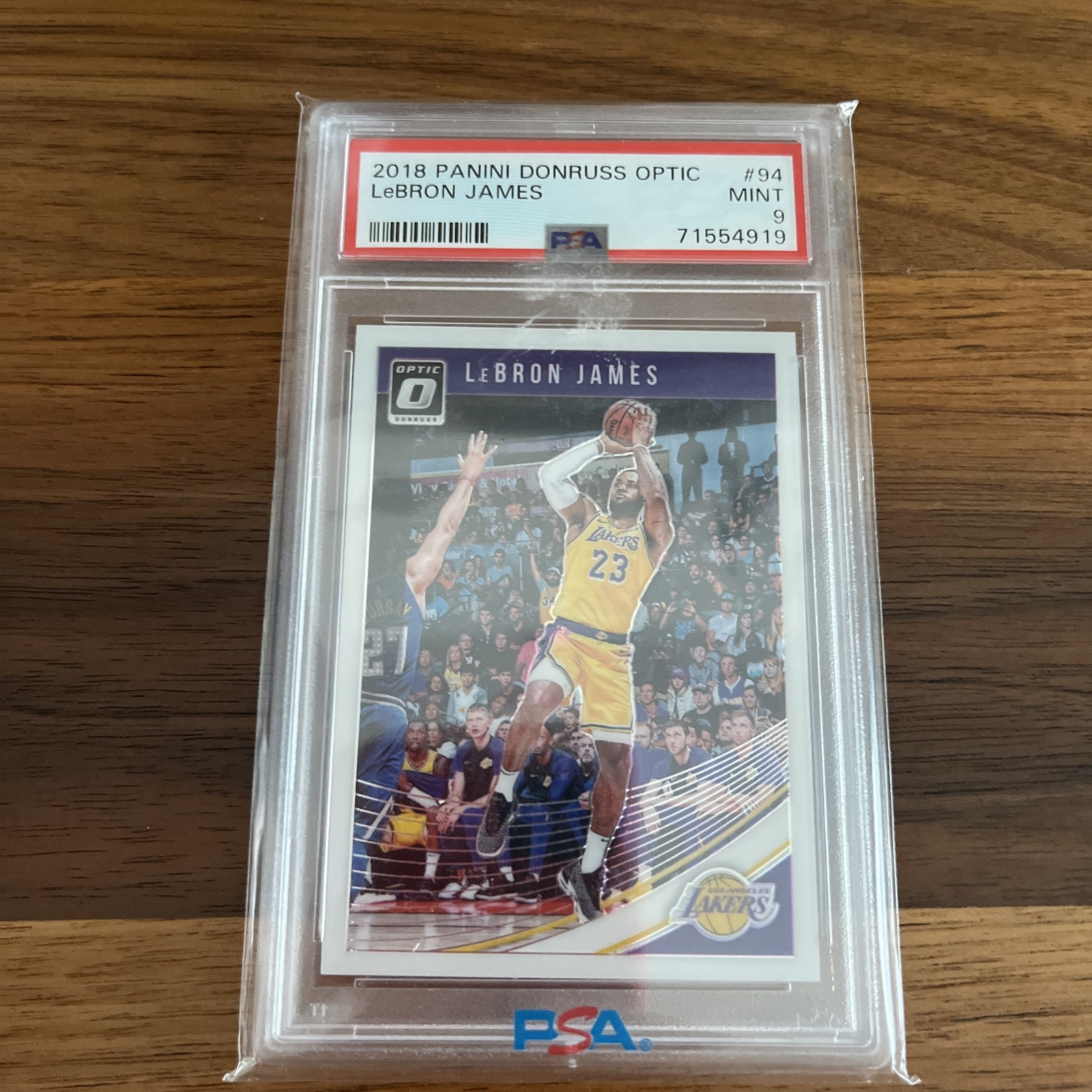 2018-19 Panini Donruss Optic - Holo Fast Break Prizm #94 LeBron James