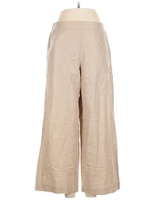 H By Halston Women Brown Linen Pants M