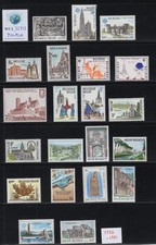 WC1_32713 BELGIUM. Clean lot of 1978-81 stamps & sets. MH-MLH