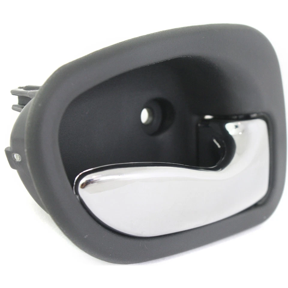 Door Handle Set For 1995-99 Hyundai Accent Front or Rear Gray w/Chrome Lvr 2Pcs - Image 4 of 4