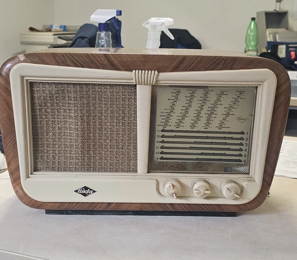 Lampe Radio Valve 6A7 FIVRE - Vintage Italienne - Unda Radio