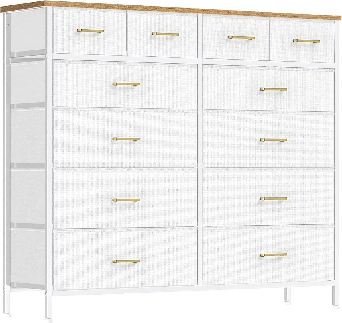 White Dresser for Bedroom with 12 Deep Drawers, Wide Chest of Drawers, 55" TV St | eBay White Dresser for Bedroom with 12 Deep Drawers, Wide Chest of Drawers, 55" TV St | eBay