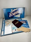 Vintage Super Scrabble Board Game 2004 By Hasbro 200 Tiles - Complete NEAR MINT