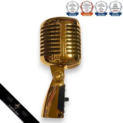 Shure 55SH Series II Gold Iconic Unidyne Vocal Microphone Wired
