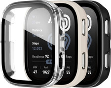 3 Pack Case Compatible with Amazfit Bip 6 Smartwatch Case,Pc Material with Built