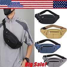 Unisex Fanny Belt Waist Bag Cross Body Sling Shoulder Durable Outdoor Bag Lot
