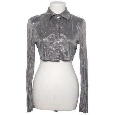 Shein Bae, Jacke, Damen, Größe: 38, Silber, Polyester, Sonstiges #YCO