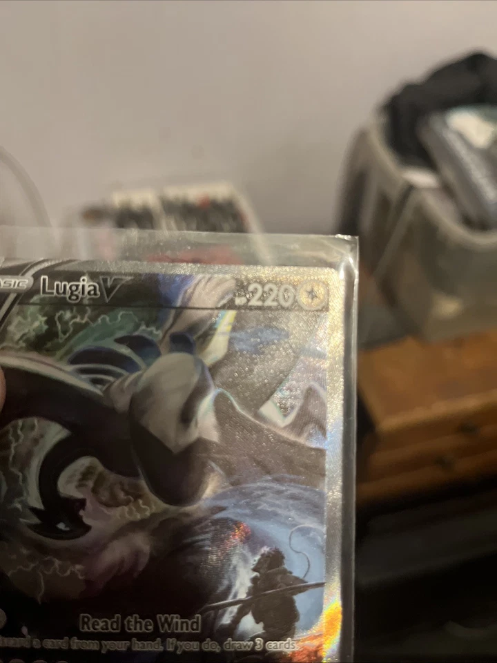 Lugia V Alt Art 186/195 Pokémon TCG Silver Tempest  Near Mint Alternate Art - Image 4 of 4