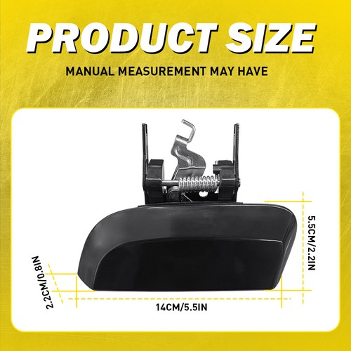 Left+Right Rear Outer Door Handle For 2005-2013 Nissan Pathfinder R51 Quality - Picture 11 of 16