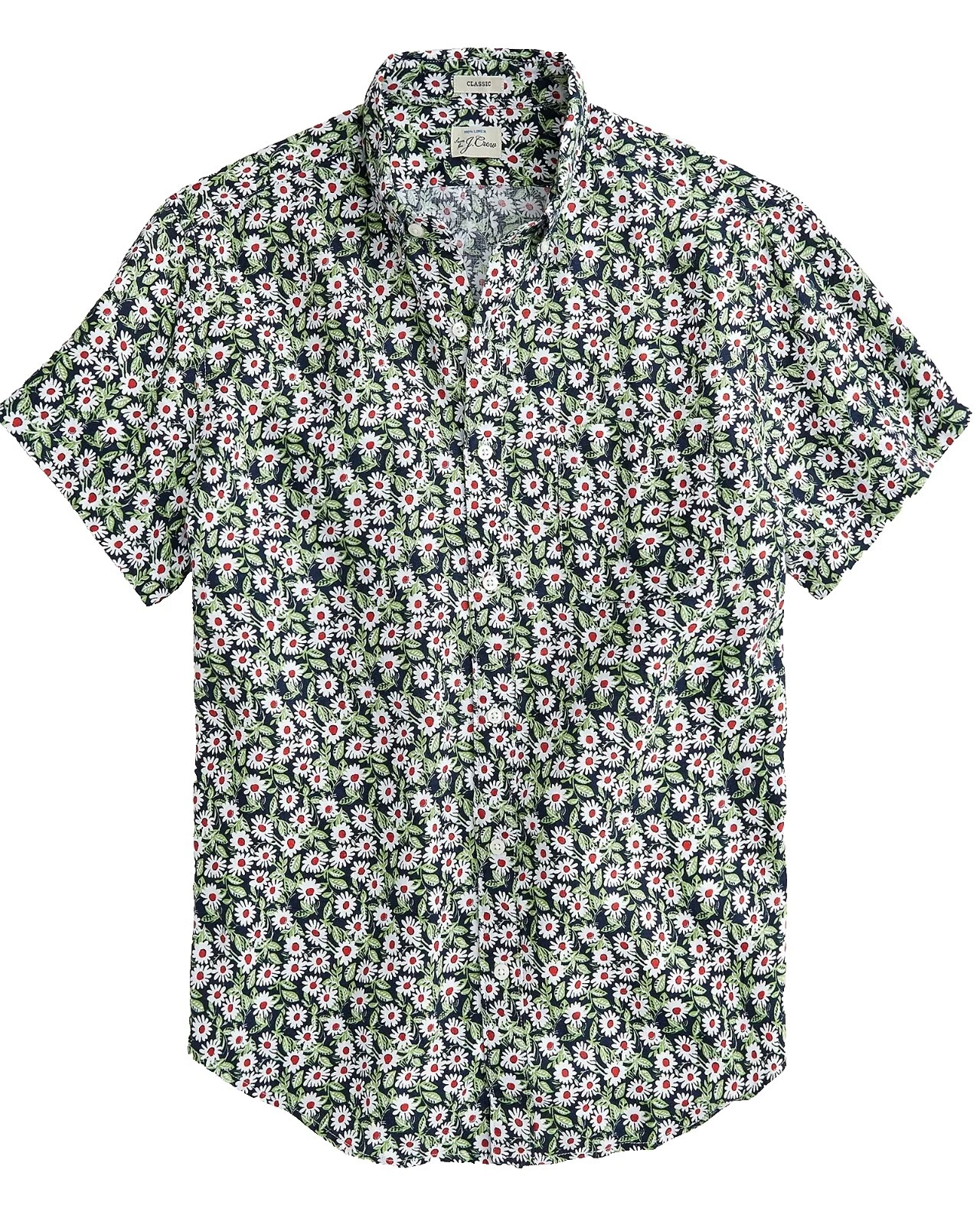 J.CREW Linen Casual Button-Down Shirts for Men