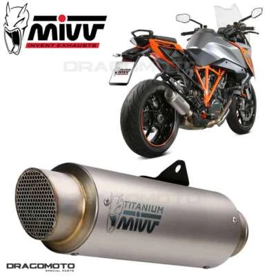 échappement KTM 1290 SUPERDUKE GT 2018 2019 MIVV Gppro Titane - Photo 1/4