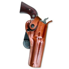 Leather OWB Paddle Holster Custom Fit, Ruger Vaquero 45 Colt 5.5'' Barrel 1833