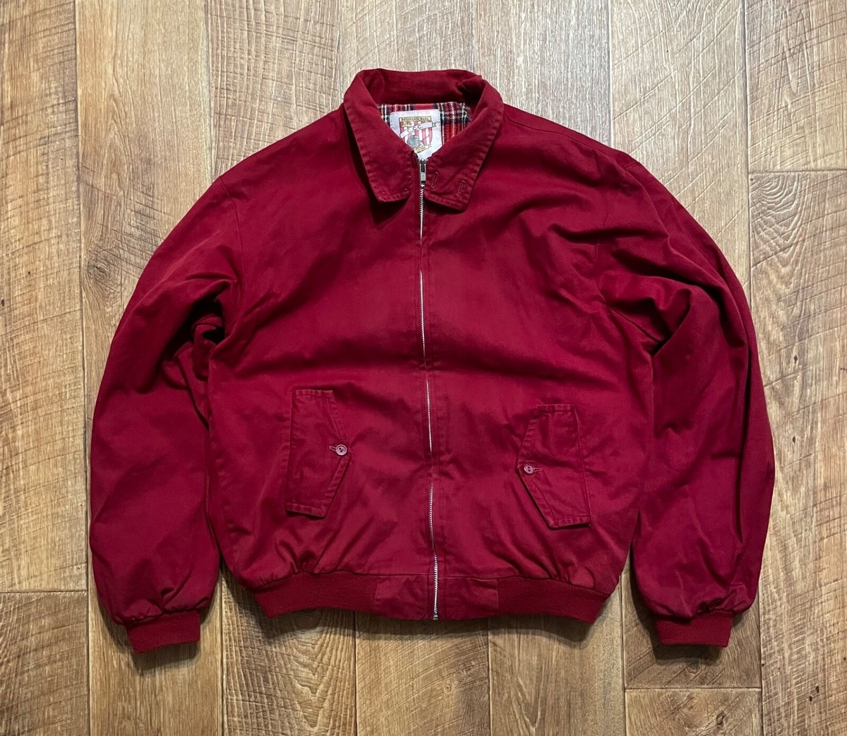 ジャケット・アウター OLD Harrington Jacket Made in England Vintage Mcgregor Harrington Jacket Mens Jacket England Style