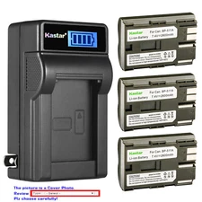 Kastar Battery LCD Wall Charger for BP-511 BP-511A & Canon MV100i MV100X MV100Xi