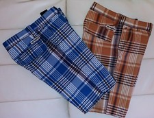 2ps Tommy HILFIGER BOYS PLAID SHORTS Size 10