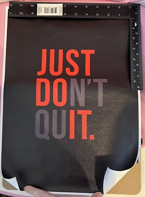Just Do It / Just Don t Quit Unframed Canvas 11.8 X 16.5 Inches 