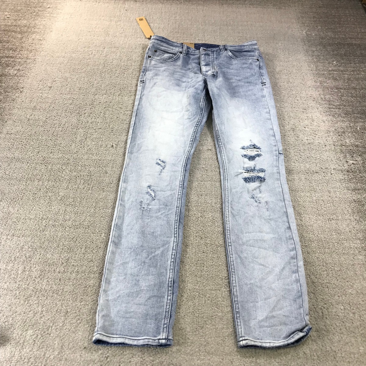 Ksubi Jeans Mens 30 Chitch Slim Mid Rise Tapered Leg Denim Punk 