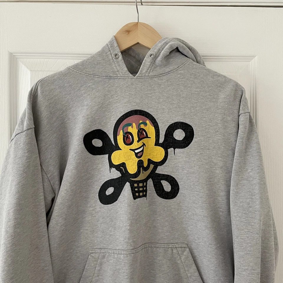 Billionaire Boys Club Ice Cream Wrench Cone Hoodie Men’s M Heather Grey - Image 2 of 4