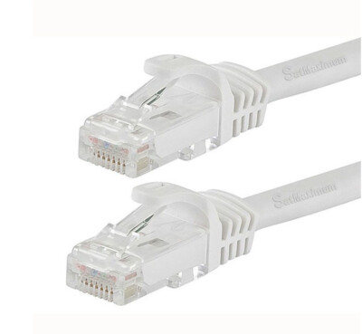 CAT6 Ethernet Patch Cord for Router Internet Network Cable White 1.5FT- 20FT LOT