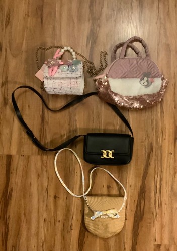 Girls Lot of 4 Easter, Summer, Casual, Formal Shoulder Singe Handle Handbags - Picture 2 of 22