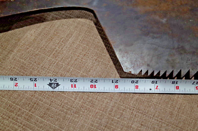 Antique Japanese Forged Iron Tool Maebiki Nokogiri Huge Signed