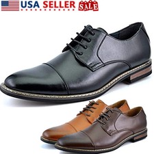 Men's WIDE Dress Shoes Formal Oxford Shoes Comfort Wedding Shoes