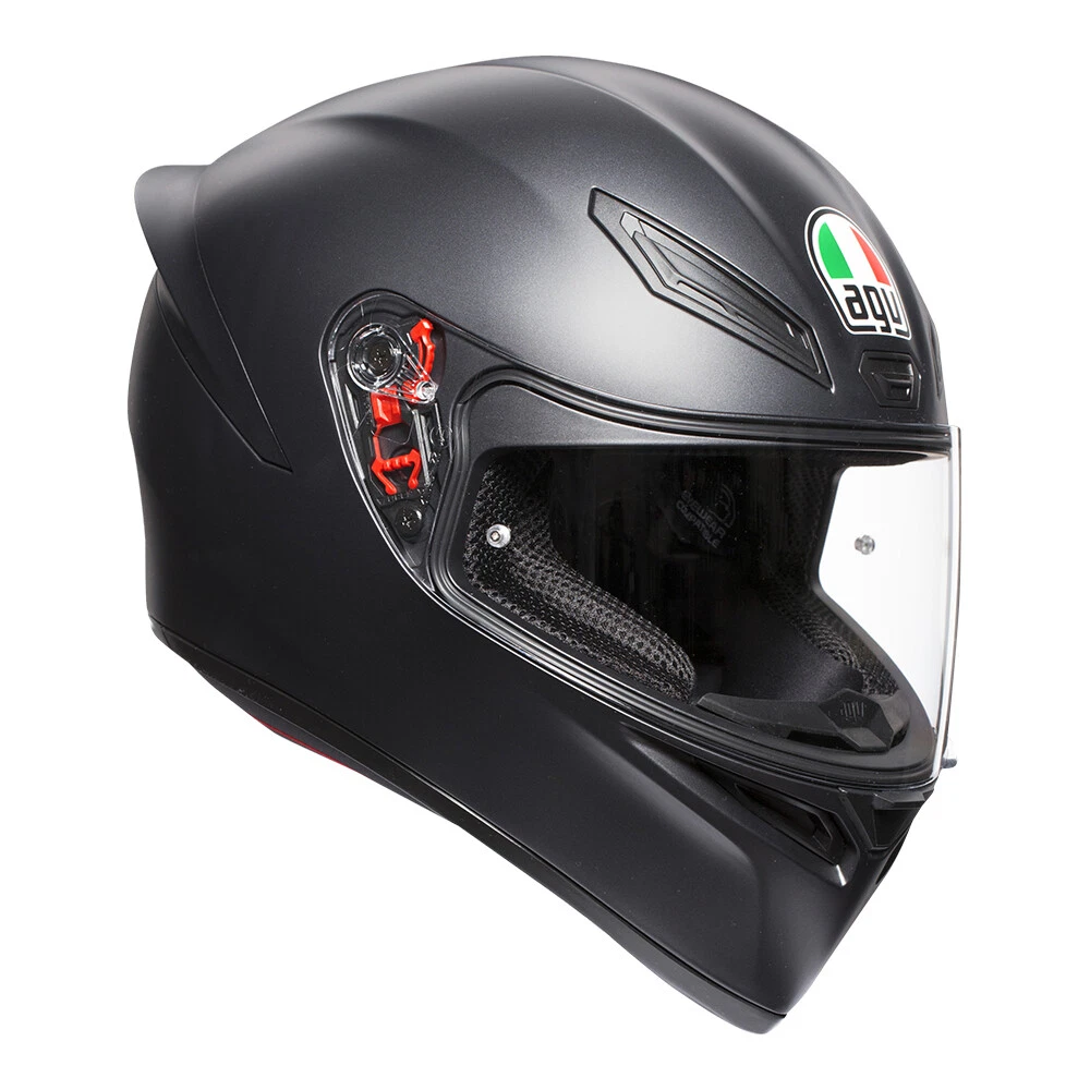 AGV K 1 K1 MATT BLACK MOTORCYCLE FULL FACE HELMET SIZE XS S ML L XL 2XL ON SALE