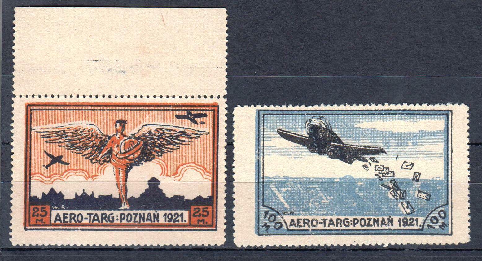 Poland 1921 air mail MNG(*), no gum set (1749