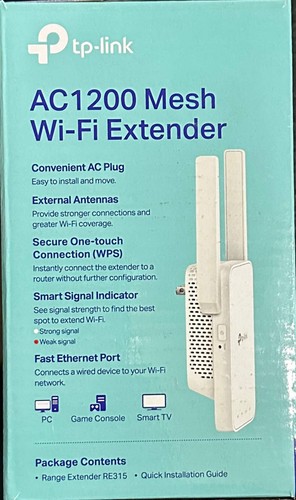 TP-Link RE315 Mesh Wi-Fi Range Extender AC1200 Dual-Band Wireless - Zdjęcie 3 z 10