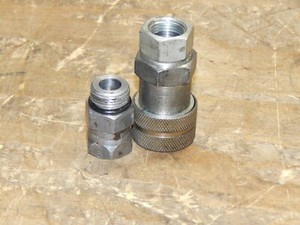 Case/ Ingersoll  F,J, H, K70 Hydraulic Tiller- Hydraulic Fittings (2) 