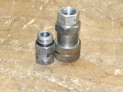 Case/ Ingersoll  F,J, H, K70 Hydraulic Tiller- Hydraulic Fittings (2) 