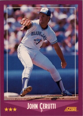 1988 Score MLB John Cerutti #98