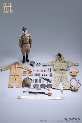 1/6 ALERT LINE AL100043 WWII Soviet Airborne Forces 12
